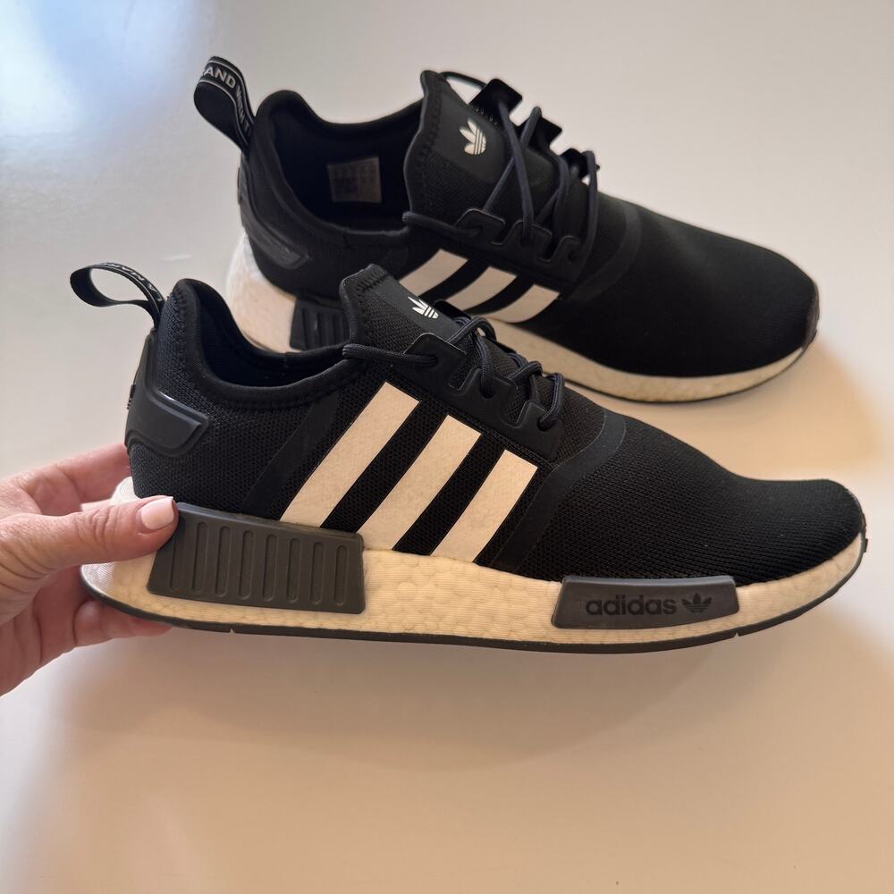 adidas NMD_R1 Primeblue Black White Gray Size 9 Low Top Sneakers Shoes GZ9258 - Picture 5 of 12
